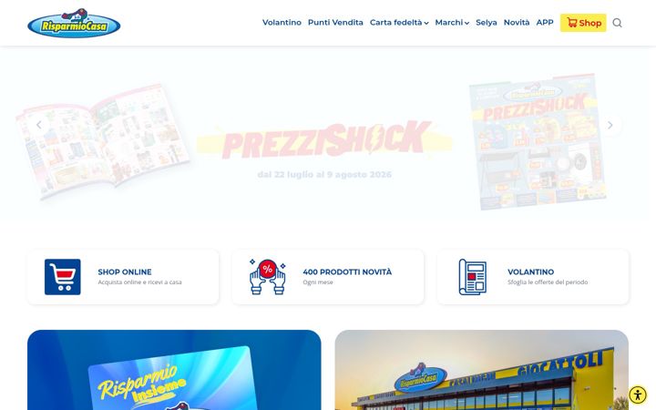 Screenshot of risparmiocasa.com