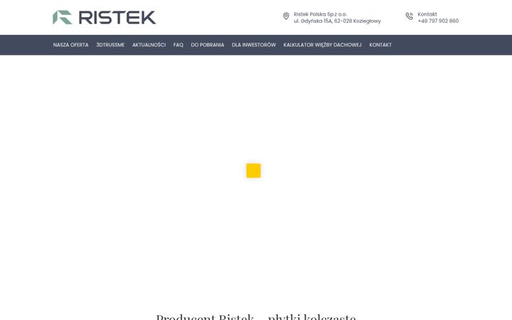 Capture d'écran de ristek.pl