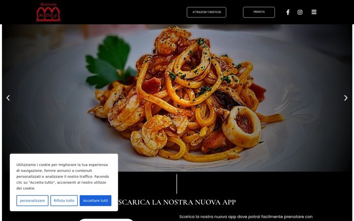 Posnetek zaslona ristoranteaidogi.it