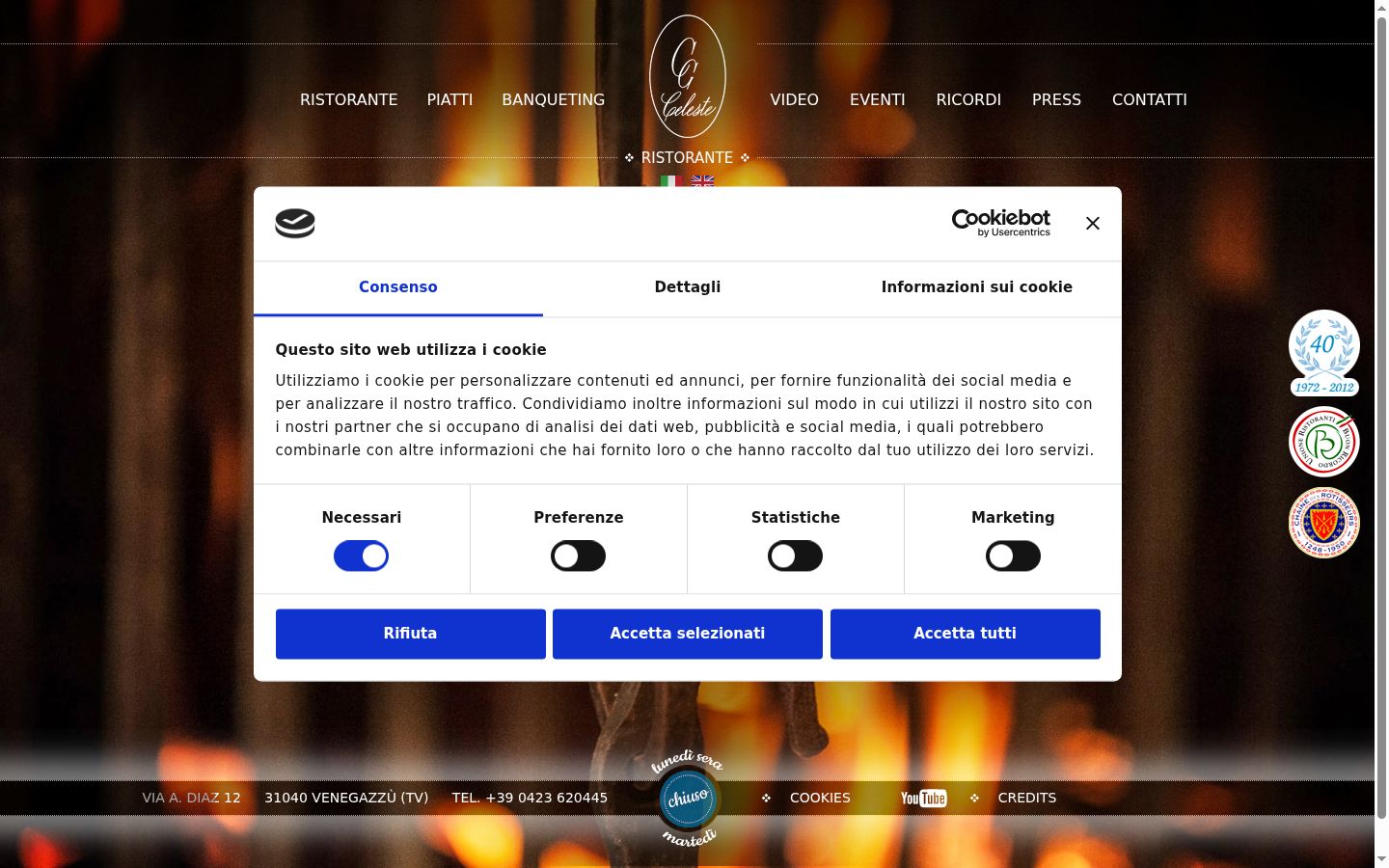 Zrzut ekranu banera zgody wyświetlanego przed jakąkolwiek interakcją