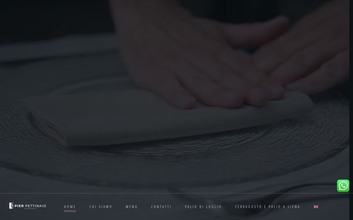 Screenshot of ristorantepierpettinaio.it