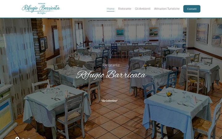 Screenshot von ristoranterifugiobarricata.it