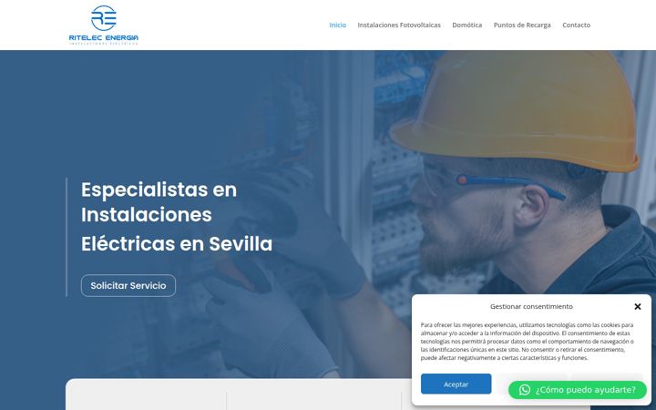 Screenshot von ritelecenergia.es