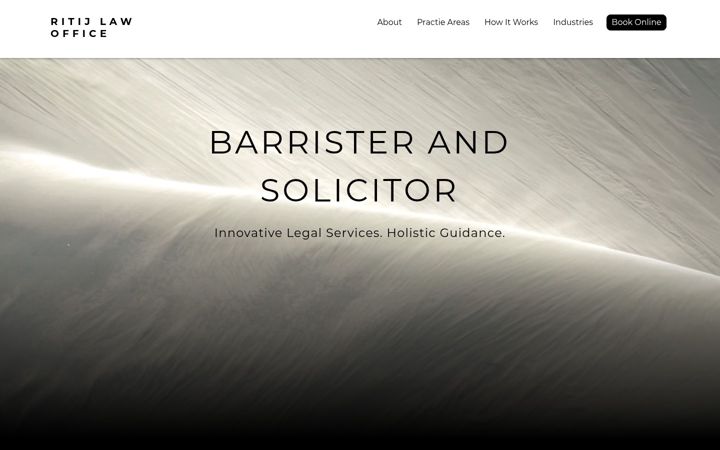 Screenshot of ritij.ca
