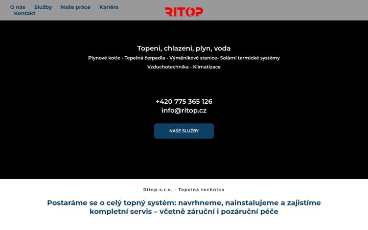 Screenshot van ritop.cz