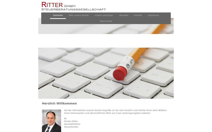 Skjermbilde av ritter-stbg.de