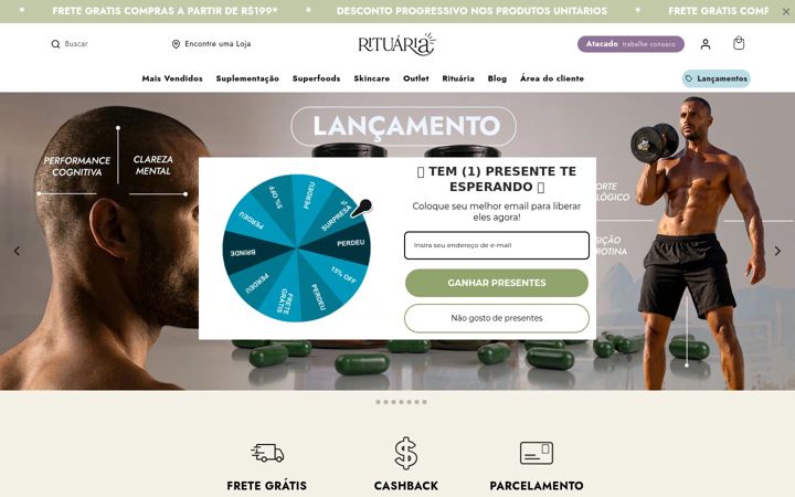 Screenshot of rituaria.com.br
