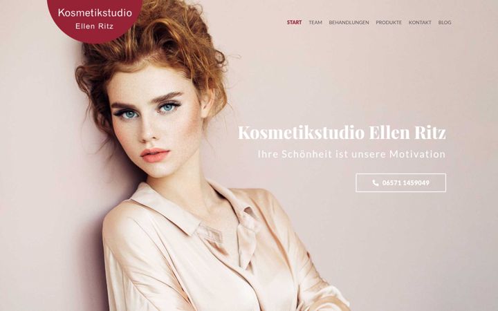 Screenshot of ritz-beauty.de