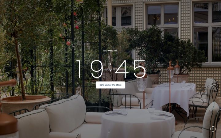 Screenshot of ritzparis.com