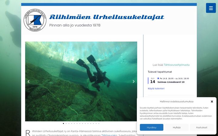 Skärmbild av riusuk.net