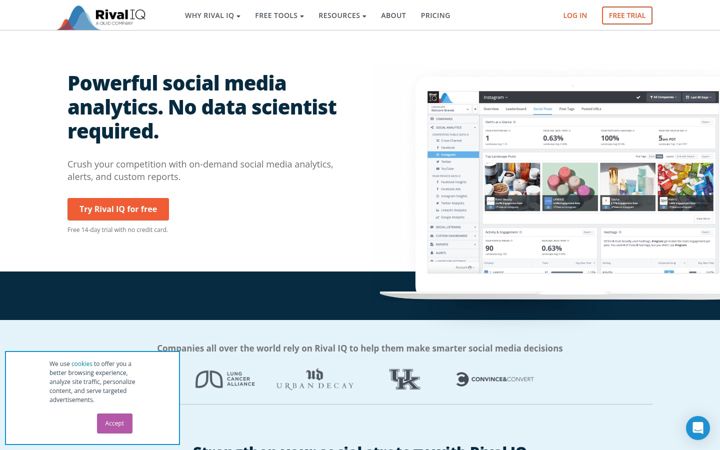 Screenshot of rivaliq.com