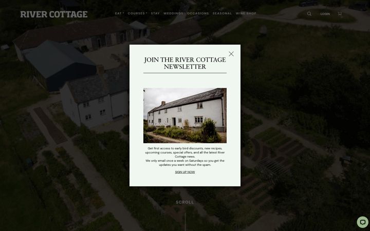 Screenshot of rivercottage.net