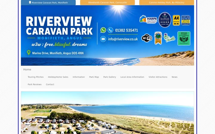 Screenshot of riverview.co.uk