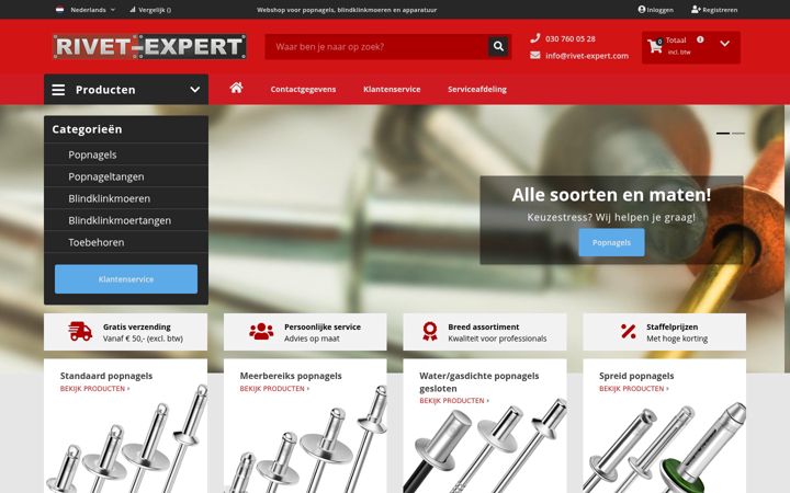 Screenshot of rivet-expert.com
