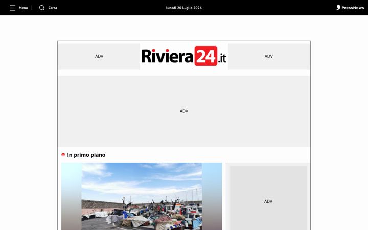 Screenshot of riviera24.it