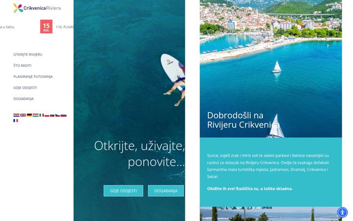 Screenshot of rivieracrikvenica.com