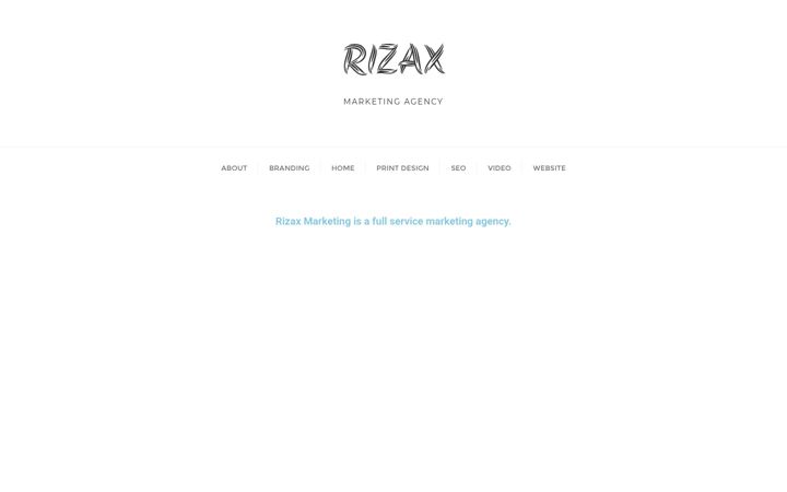 Screenshot of rizax.com