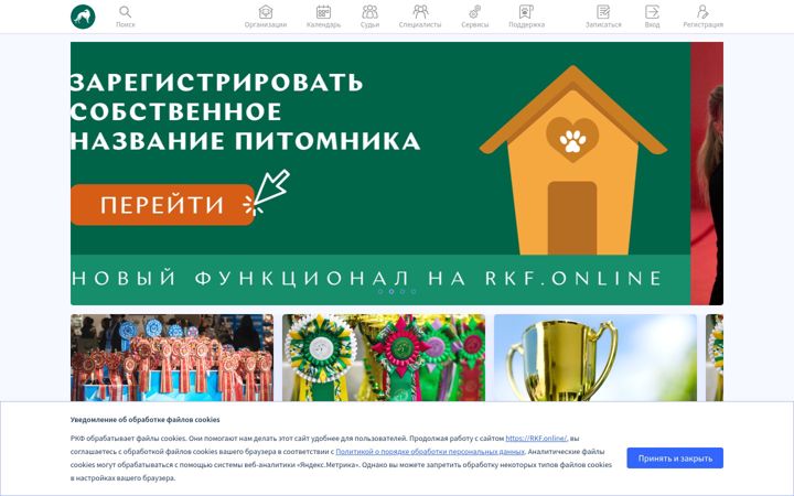 Screenshot of rkf.online