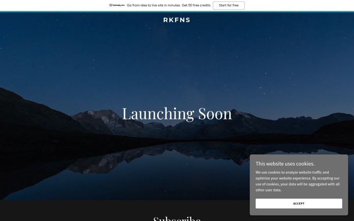 Screenshot of rkfns.net