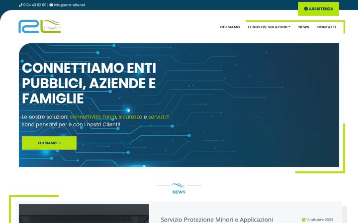 Screenshot of rlnet.it