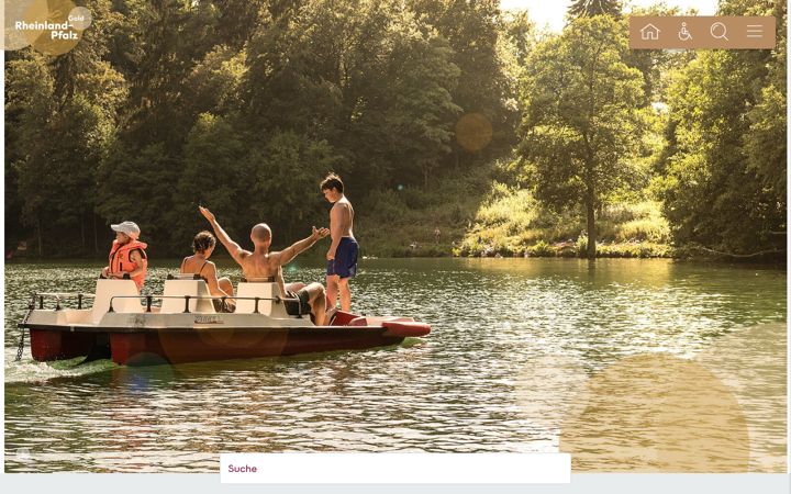 Screenshot of rlp-tourismus.com
