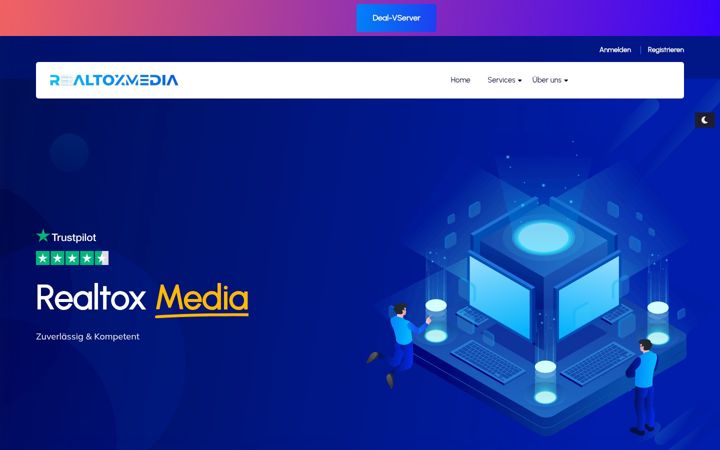 Snímek obrazovky rltx.net