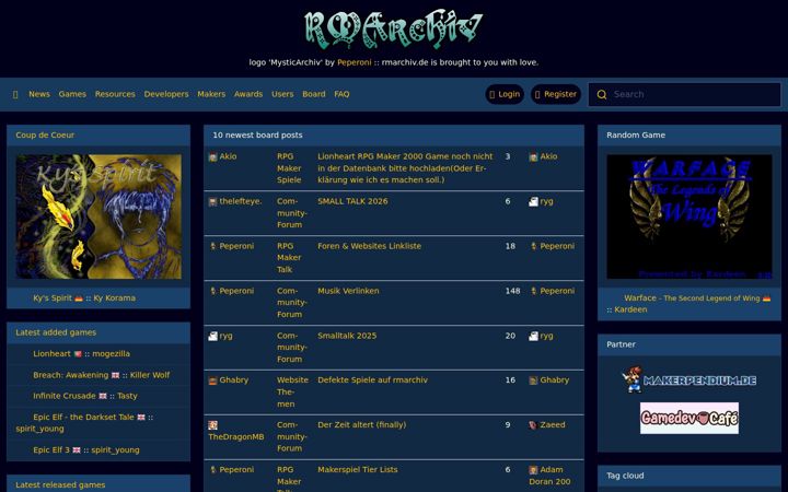 Screenshot of rmarchiv.de