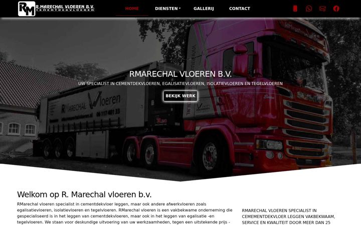 Screenshot von rmarechalvloeren.nl