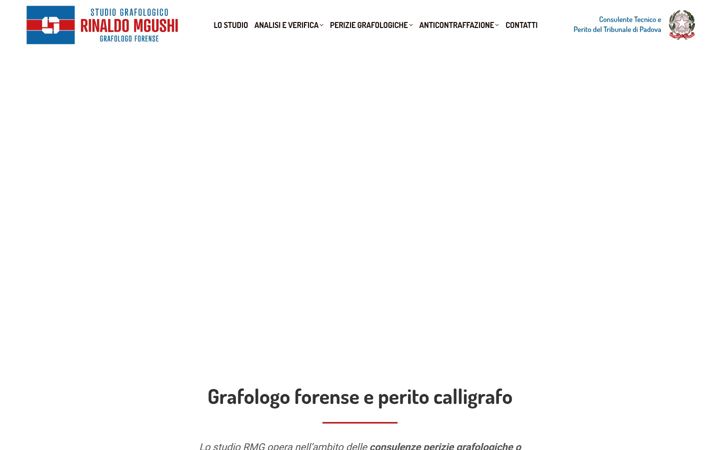 Screenshot of rmgstudio.it