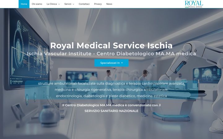 Screenshot of rmsischia.it