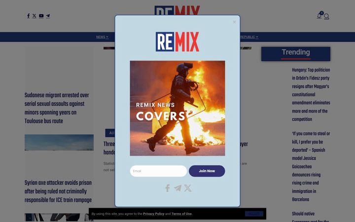 Screenshot of rmx.news
