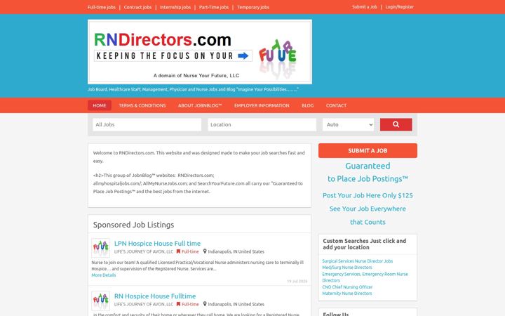 Screenshot of rndirectors.com