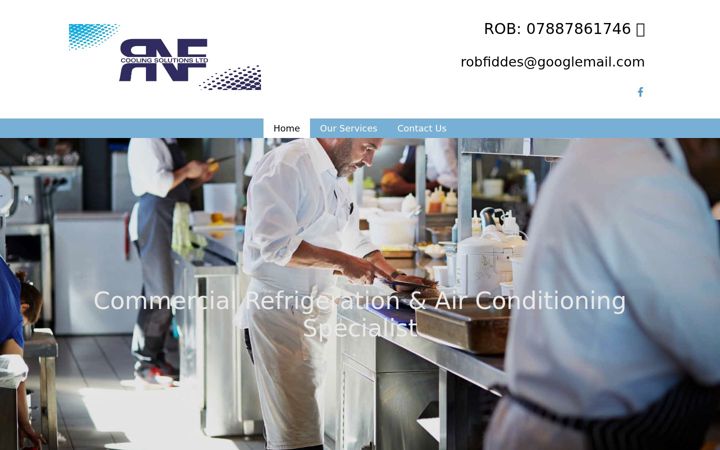 Screenshot of rnfcooling.co.uk