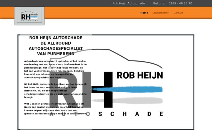 Skärmbild av rob-heijn.nl