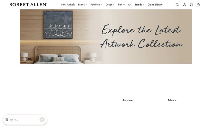 Screenshot of robertallendesign.com