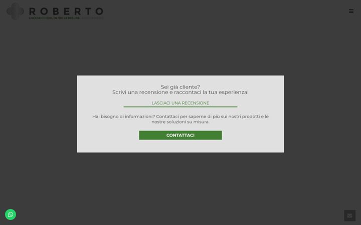 Skärmbild av robertoarredamenti.it
