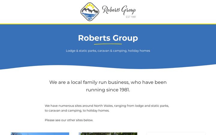 Screenshot of robertsgroup.wales