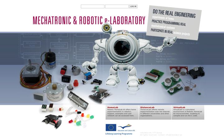 Ekrano kopija roboticlab.eu