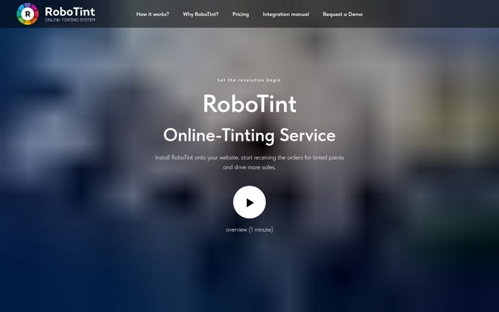 Screenshot of robotint.net