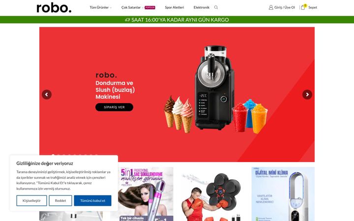 Screenshot of roboturkiye.com