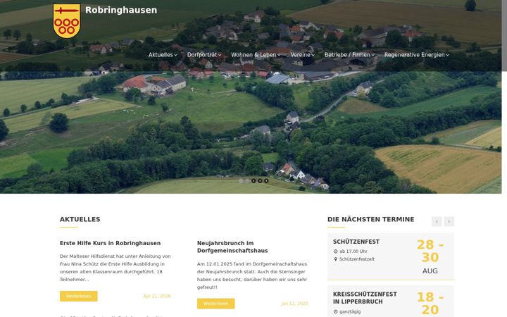 Screenshot of robringhausen.de