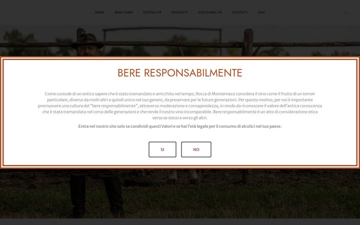 Screenshot di roccadimontemassi.it