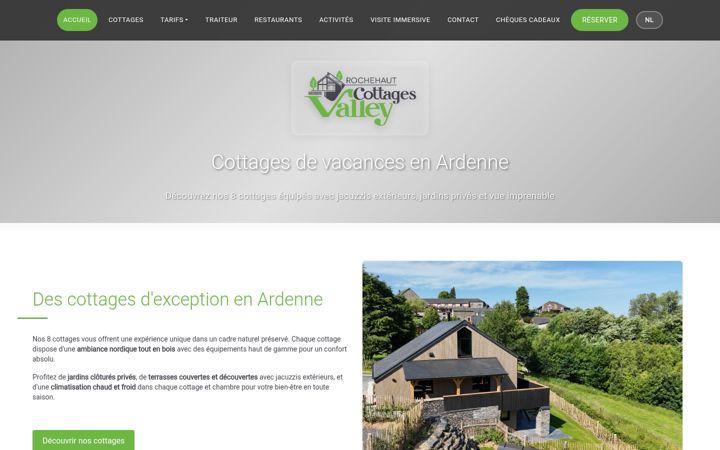 Screenshot of rochehaut-cottages-valley.com