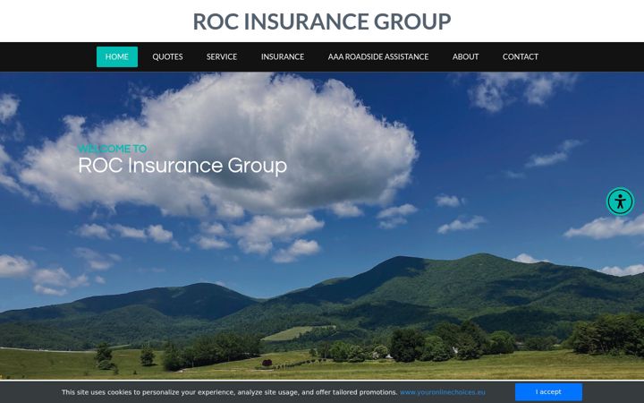 Screenshot of rocinsurancegroup.com