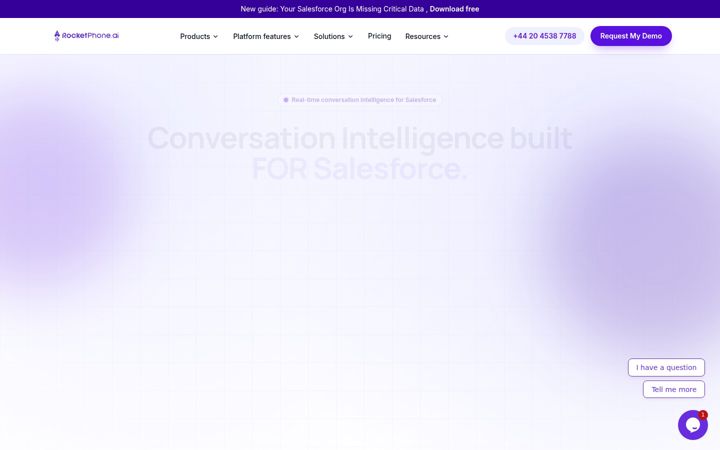 Screenshot ta' rocketphone.ai