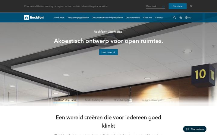 Screenshot of rockfon.be
