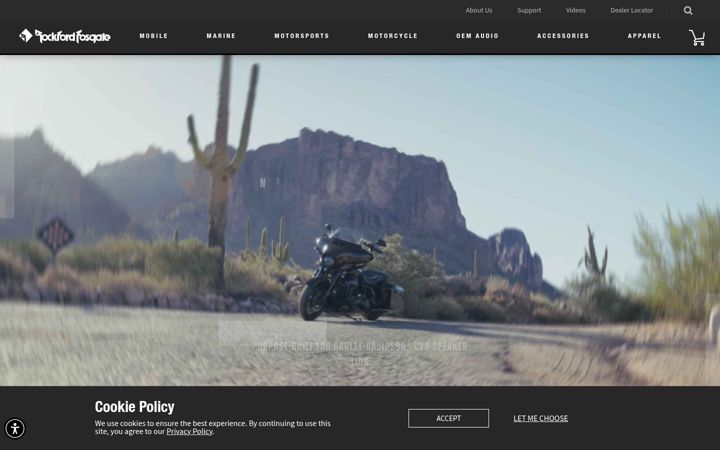Screenshot of rockfordfosgate.com