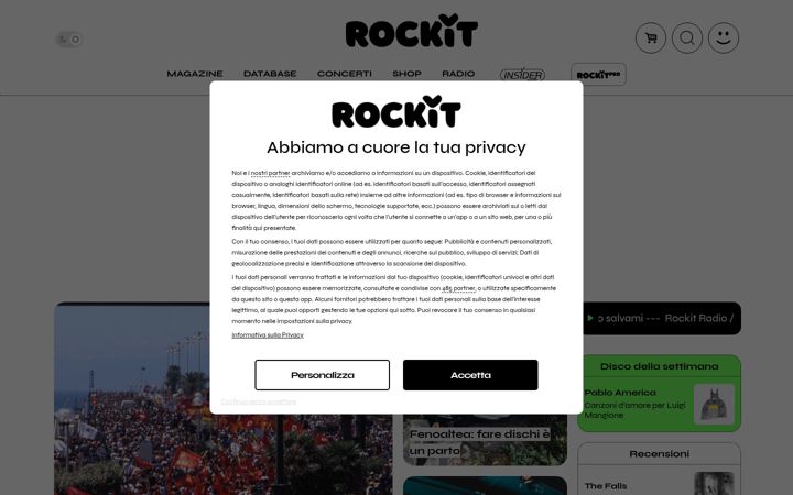 Screenshot of rockit.it