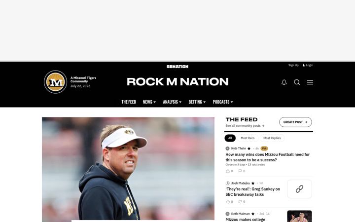 Screenshot of rockmnation.com