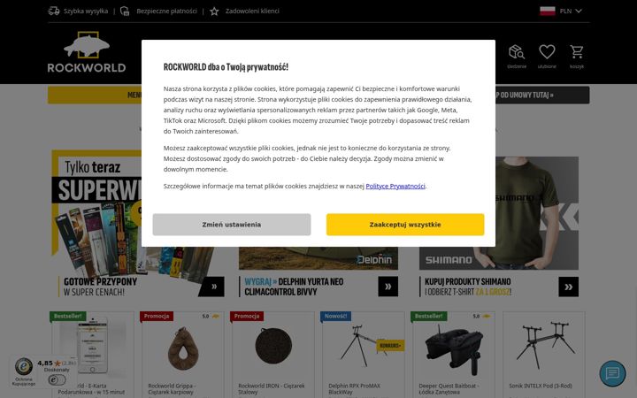 Screenshot of rockworld.pl